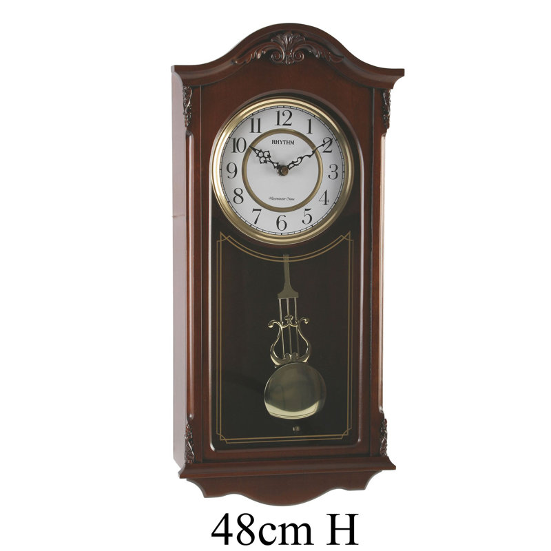 Emanuela Solid + Manufactured Wood Wall Clock