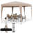 13 x 11.5 FT Hexagonal Gazebo Shelter with 3 Adjustable Height Carrying Bag