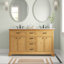 Ensemble de meuble-lavabo double 60 po Hermes-1132946873
