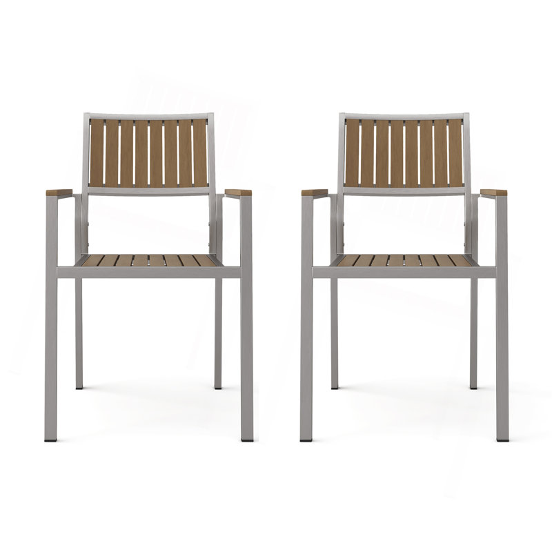 Chaises en bois de corail Cape avec ensemble repas (ensemble de 2)
