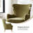 Ebbert 28.5" W Boucle Wingback Armchair-100001178