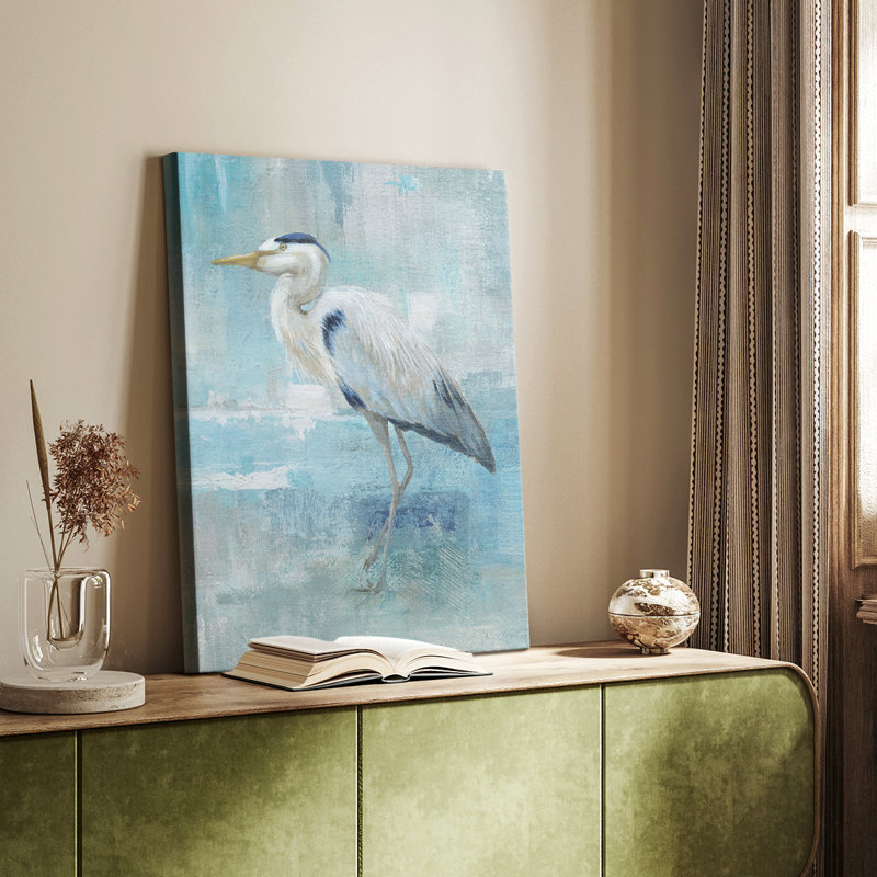 Blue Heron II - galerie Cavas sur mesure, H 48 po x l 32 po
