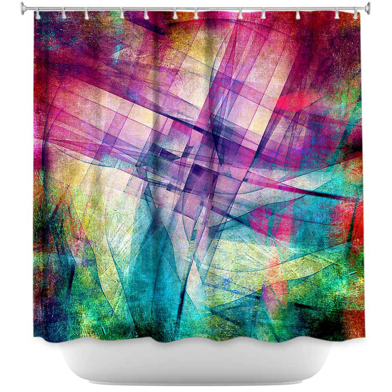 Abstract Shower Curtain