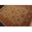 Tapis doré en laine 6 pi 7 po x 9 pi 10 po Aubusson Savonnerie 300 KPSI