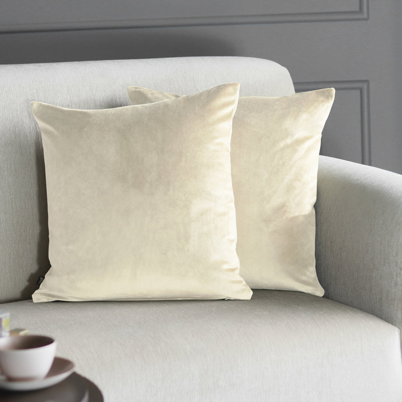 Brig Square Pillow Cover, Cream