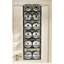 1 ensemble de rangement de porte en acier au carbone, aucun perçage requis, paniers de rangement multi-couches créatifs pour chambre à coucher et porte de dortoir
