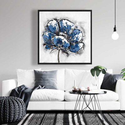 Small Flower - Floral Framed Canvas for Home Decor