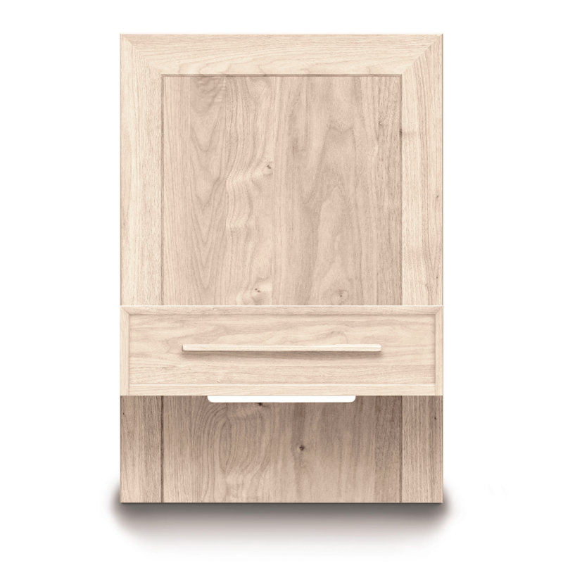 Moduluxe 1 - Drawer Solid Wood Nightstand, Conventional, Cognac Cherry