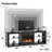 Fireplace TV Stand For Tvs Up To 80" With 36"W Electric Fireplace Heater,Cabinets & Open Storage-118158648