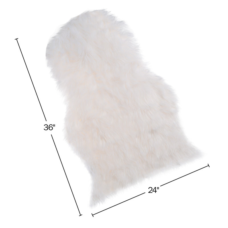 Tapis en peau de mouton Scrivner