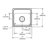 Lustertone 17" L x 16" W Drop-In Kitchen Sink-9254696