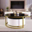 Table basse gigogne moderne avec tiroir 27,6 po