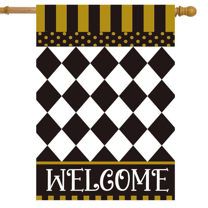 Checkerboard House Flag