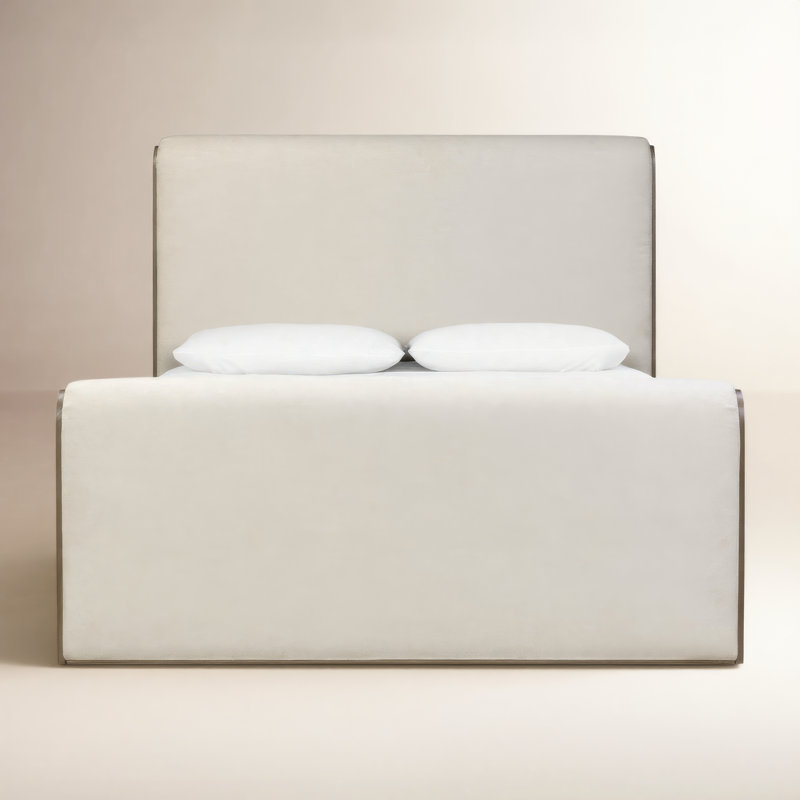 Sloane Bed-Surrey Cocoa-King, Queen, Wayfarer Snow