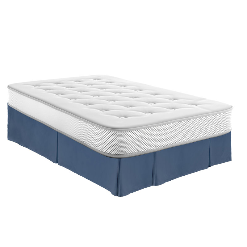 Bedskirt 5 Bed Skirt, Full, Navy