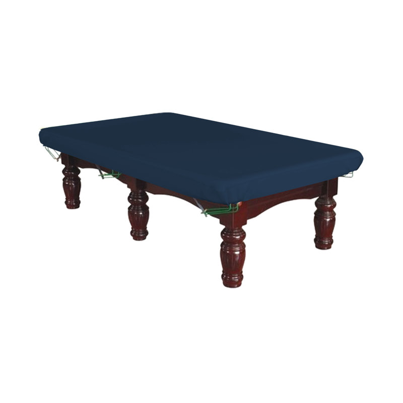 Heavy-Duty Outdoor Waterproof Pool Table Cover, All Weatherproof & UV Protection Game Table Cover, Blue, 56" L x 100" W