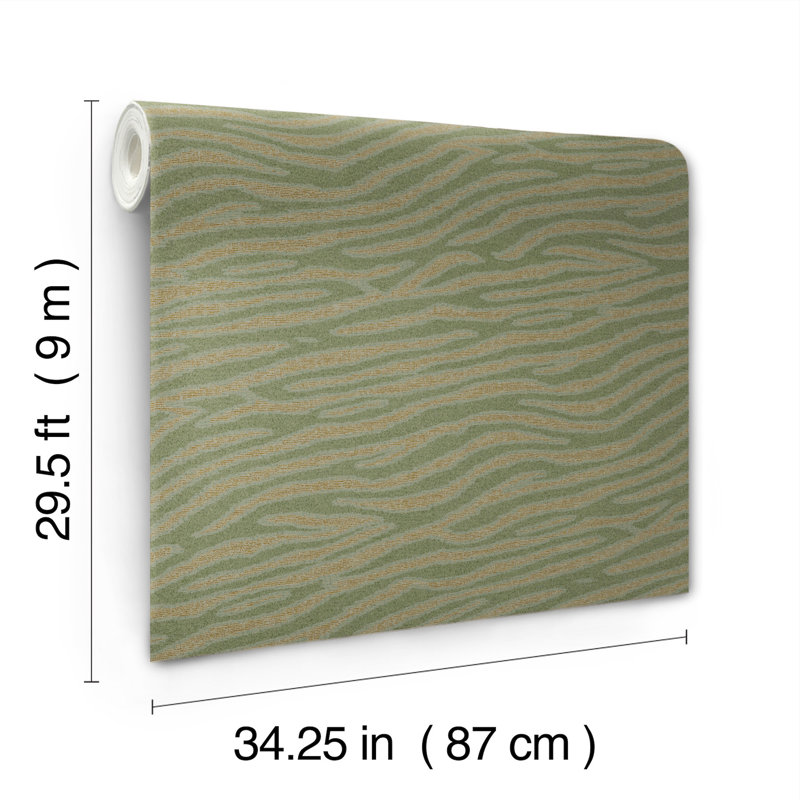 Zambia Wallpaper, Green