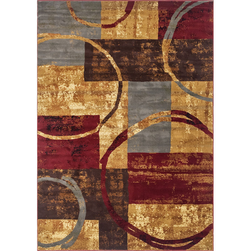 Arabica Abstract Indoor Rug, Rectangle 10' x 14'