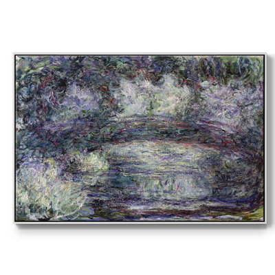 "Pont japonais Japonilainen Silta" par Monet, reproduction d'art sur toile