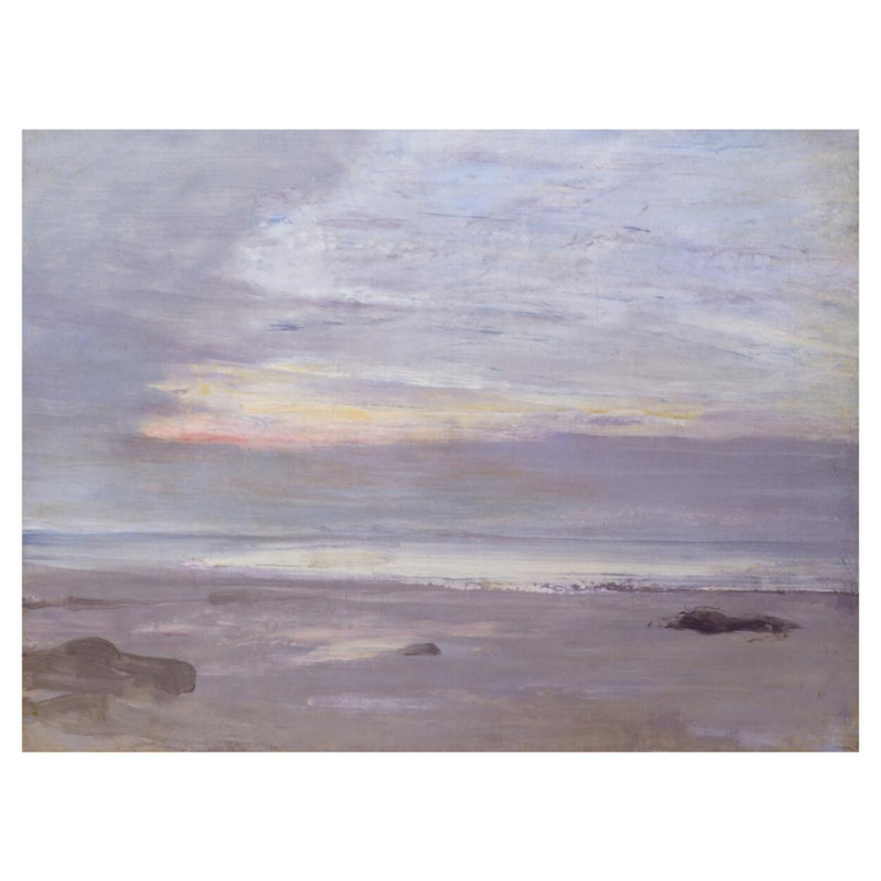 «Crepuscule in Opal Trouville» par James McNeill Whistler - Estampe numérique, H 32 po x l 40 po