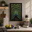 Peacock Resplendent Botanical - Wrapped Canvas-272701530-272701523