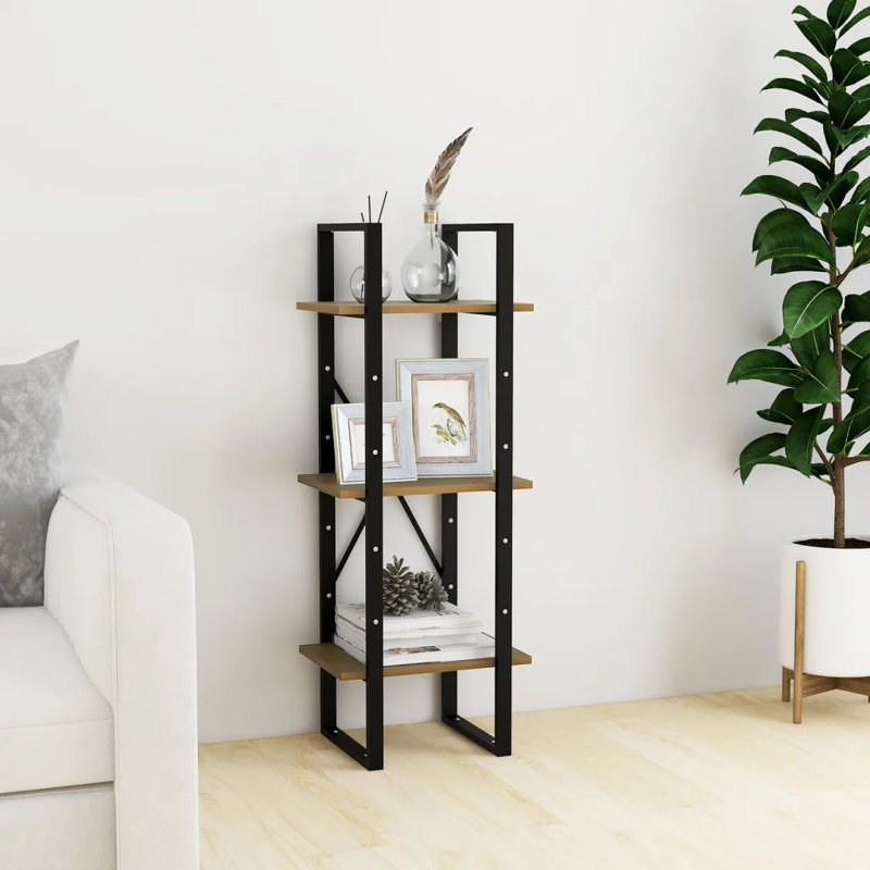 Armoire à livres vidaXL, Brun, H 41,3 po x l 15,7 po x P 11,8 po