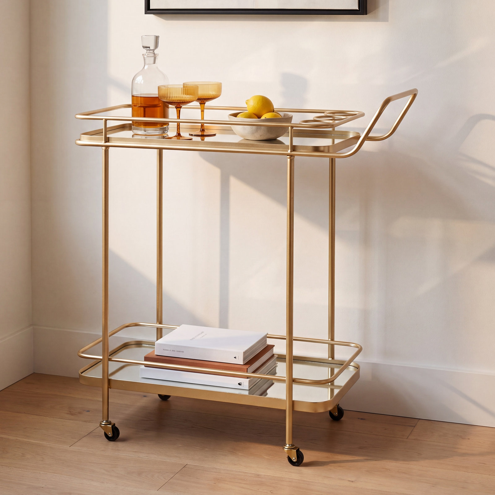 Thembi Metal Bar Cart
