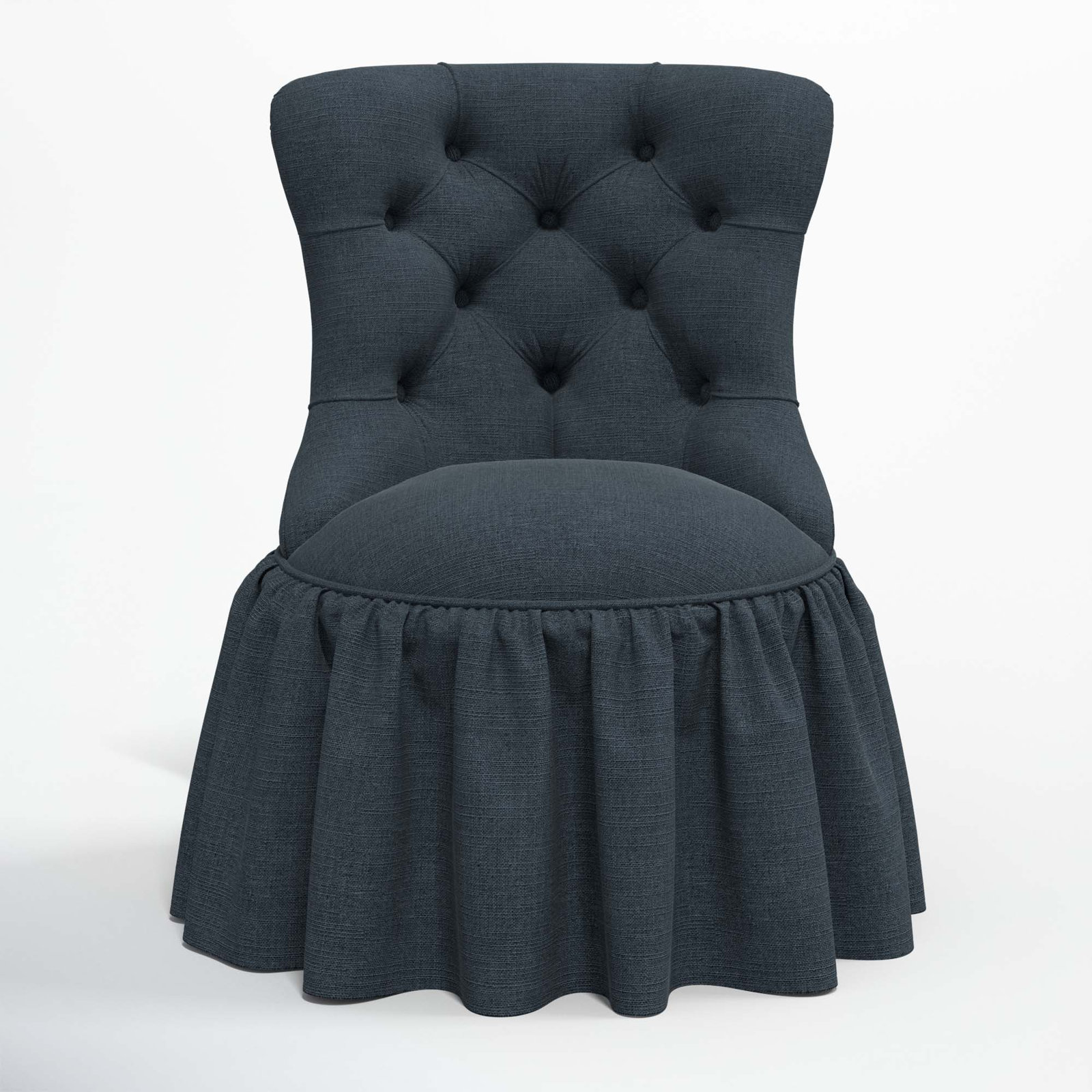 Minnie Side Chair, Classic Navy Linen