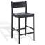 Tabouret de comptoir en cuir tissé Hentges-1735554443