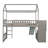 Loft Bed With 2 Drawers And Slide, House Bed With Slide-949401678
