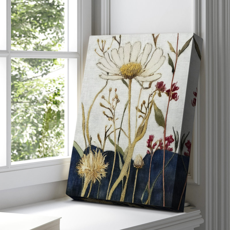 Toile tendue à motif floral CIX Gallery - prête à être accrochée, H 18 po x l 12 po