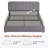 Huntsville 4-Drawer Velvet Upholstered Platform Bed-245840175-245840173