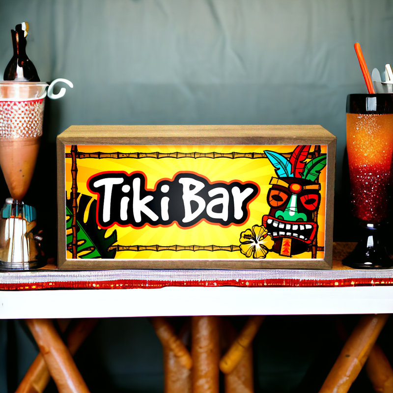 Yeles Tiki Bar 15" LED Sign