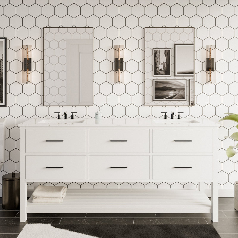 Frey 72" Double Bathroom Vanity