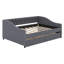 Lit de jour rembourré avec deux tiroirs