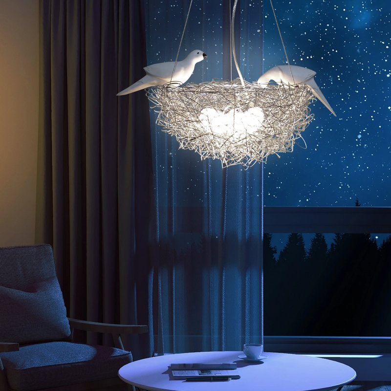 Luminaire suspendu bol unique à 5 lumières Isman