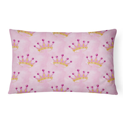  Coussin décoratif intérieur / extérieur Watercolor Princess Crown
