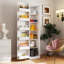 Blanc, autoportant, garde-manger, tablettes, garde-manger latéral, rangement multifonctionnel réglable
