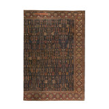 Hand-Knotted High-Quality Ivory and Gold Area Rug