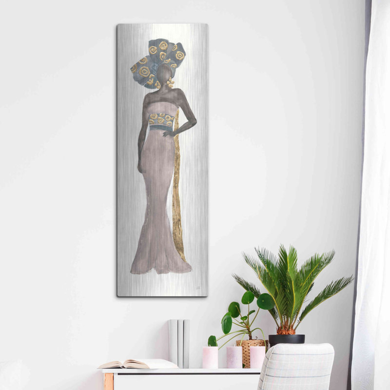 «Global Fashion II» par Chris Paschke, H 48 po x l 16 po