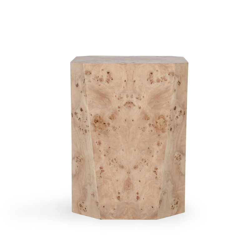 Avena Wood End Table, Natural