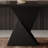 Black Rectangular Solid Wood + Acrylic Desk-109323302