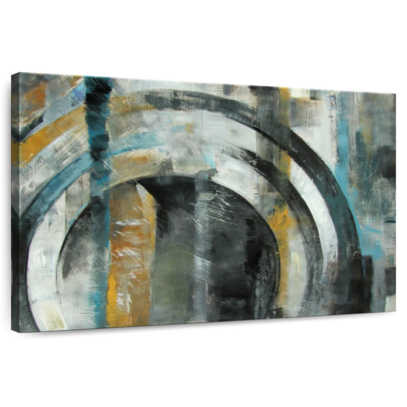 Avery Abstract Circle, 16" H x 24" W