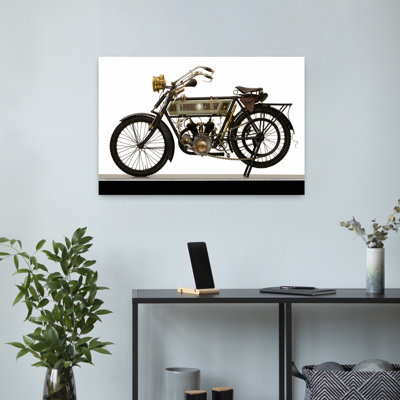«Alcyon V-Twin Moto», paysage abstrait, nature