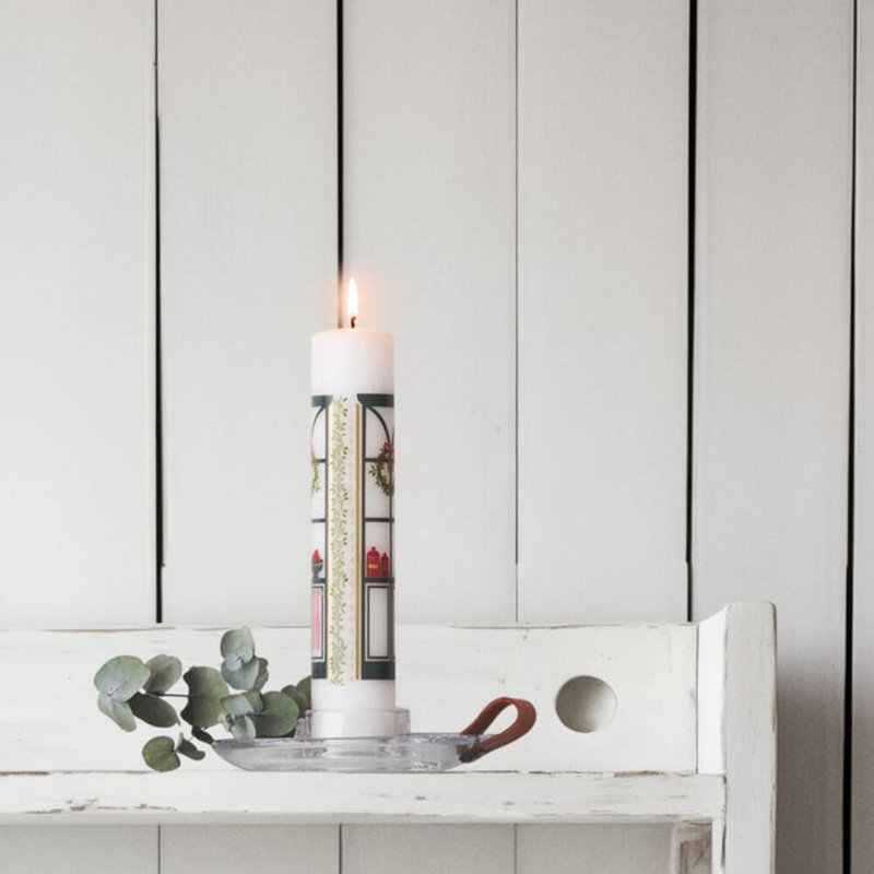 Holmegaard Christmas Pillar Candle