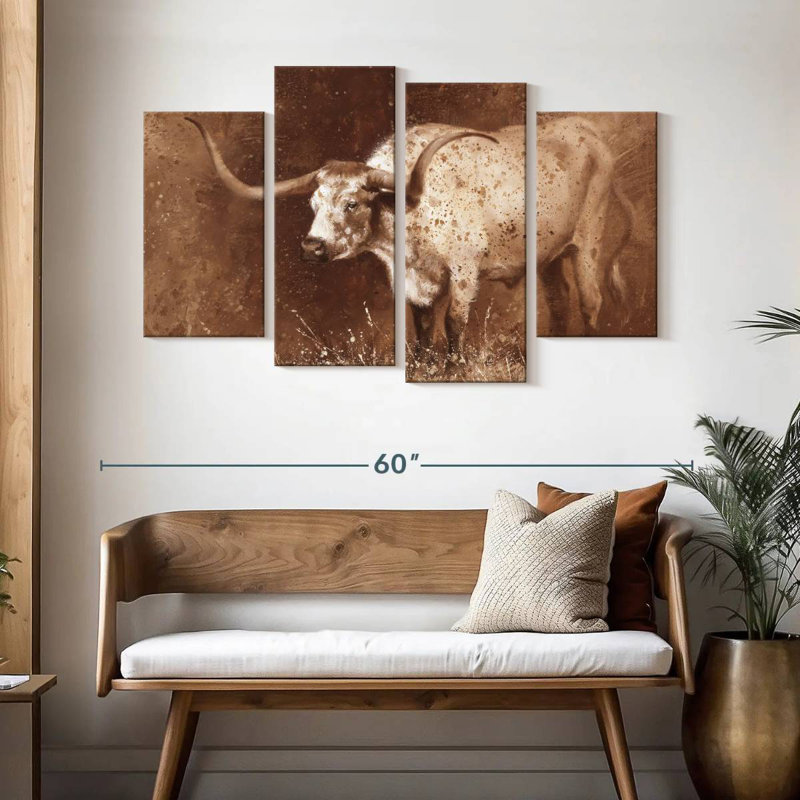 Brampt Sienna Speculation, 32" H x 52" W