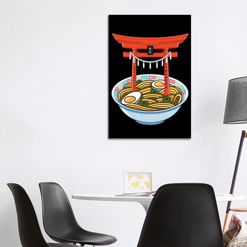Ramen Torii by Alberto Perez - Wrapped Canvas Painting, 101.6 cm H x 66.04 cm W x 1.91 cm D