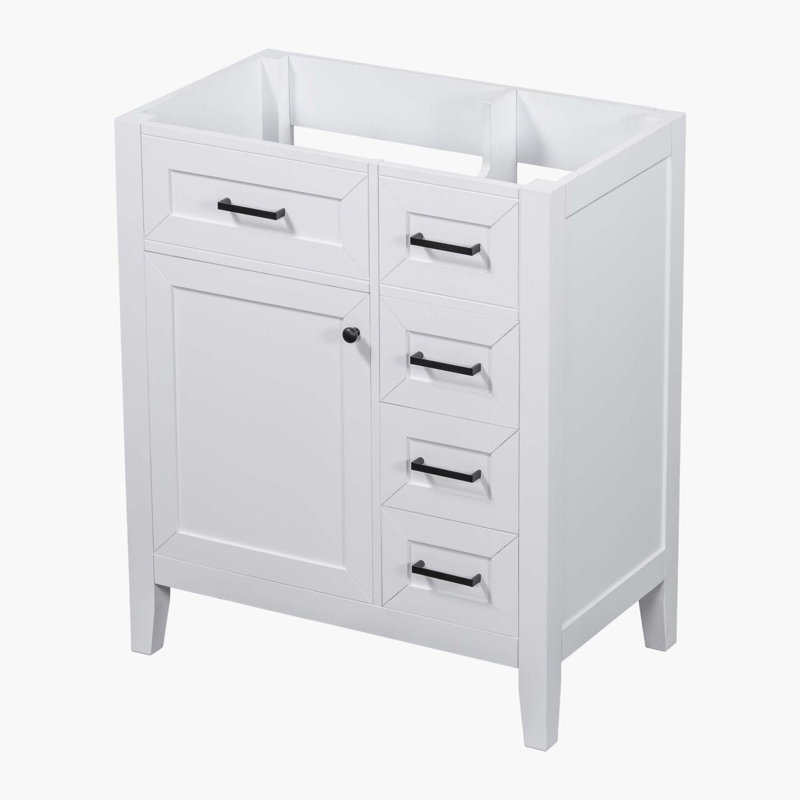 29.52'' Single Bathroom Vanity Base Only, White