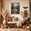 1 Piece Wrapped Canvas Wall Art