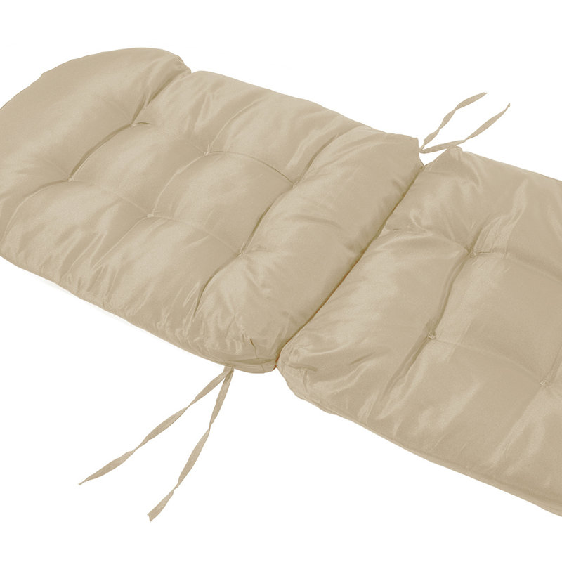 Outdoor Seat/Back Cushion, 8cm H x 125cm W x 53cm D, Khaki